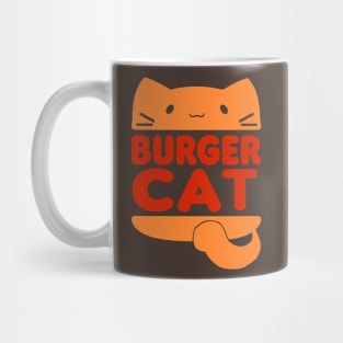 Burger Cat Vintage Mug